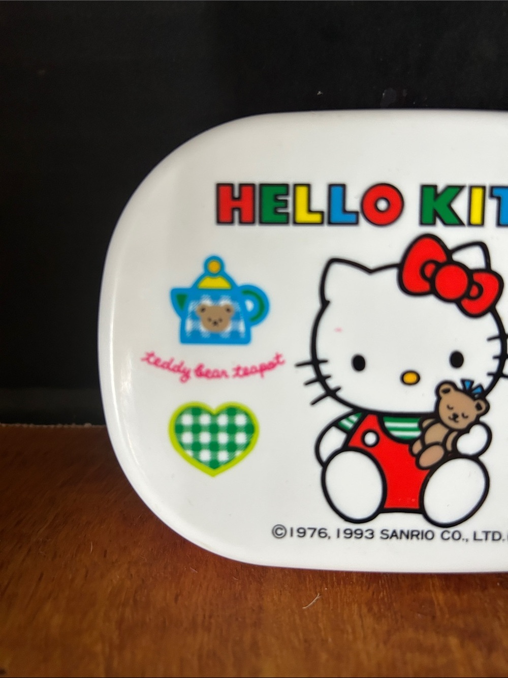 HELLO KITTY Sanrio Vintage 1993 Plastic Container with Compartments - Picture 2 of 6